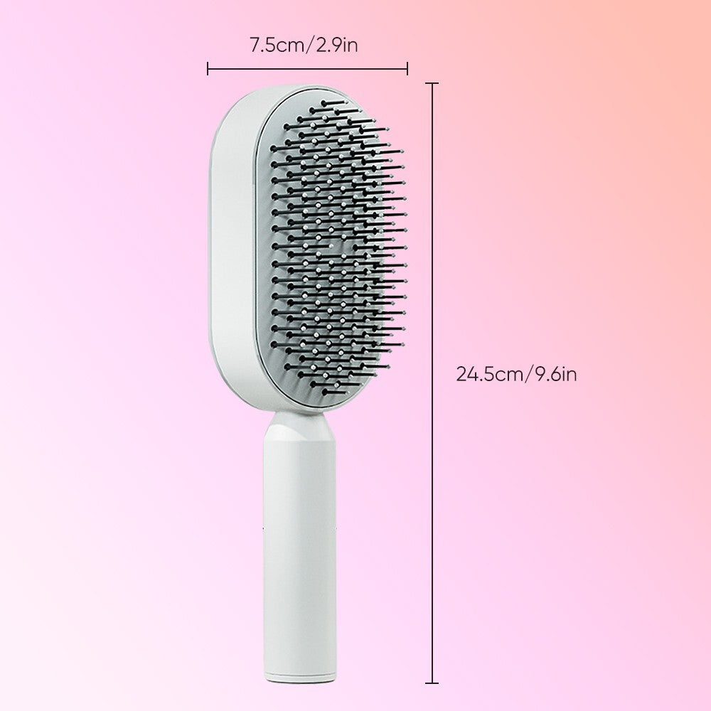Self Cleaning Detangling Hair Brush 3D Air Cushion Scalp Massager Hair Straighte