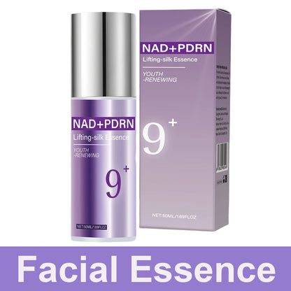 9+ NAD+ PDRN Lifting-Sil Essence for Women Firming, Fade Fine Lines NAD+ Serum& Toner for Brightening Skin 50ML