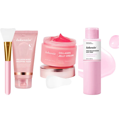 Korean Deep Collagen Mask Peel off Mask Face anti Wrinkle Lifting Skin Care Masks Bio Pack Night Wrapping Woman Overnight Skin