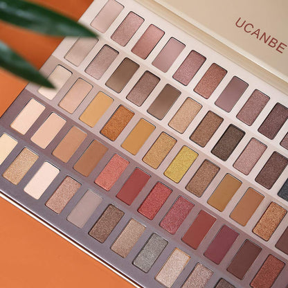 Be Hers Luxury Neutral Eyeshadow Palette (High-Pigment Shimmer, Matte, and Metallic Shades)