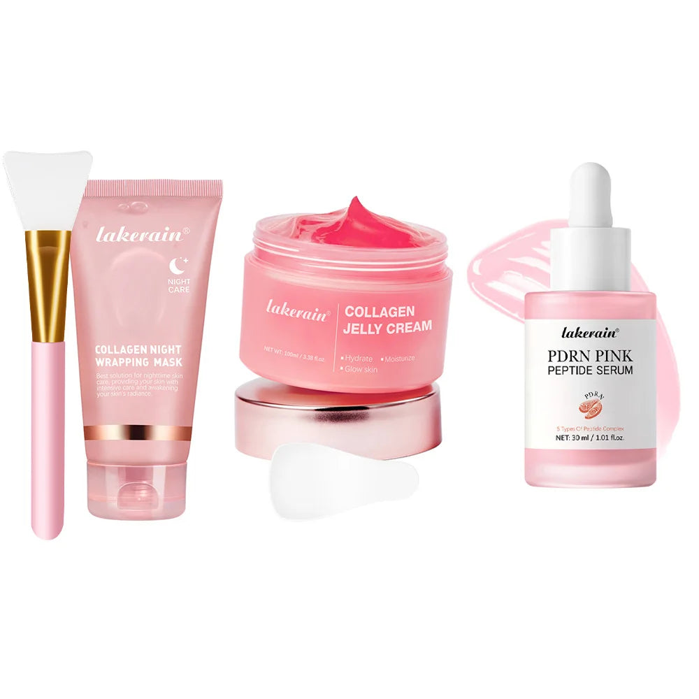Korean Deep Collagen Mask Peel off Mask Face anti Wrinkle Lifting Skin Care Masks Bio Pack Night Wrapping Woman Overnight Skin