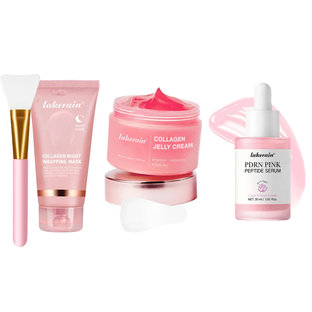 Korean Deep Collagen Mask Peel off Mask Face anti Wrinkle Lifting Skin Care Masks Bio Pack Night Wrapping Woman Overnight Skin