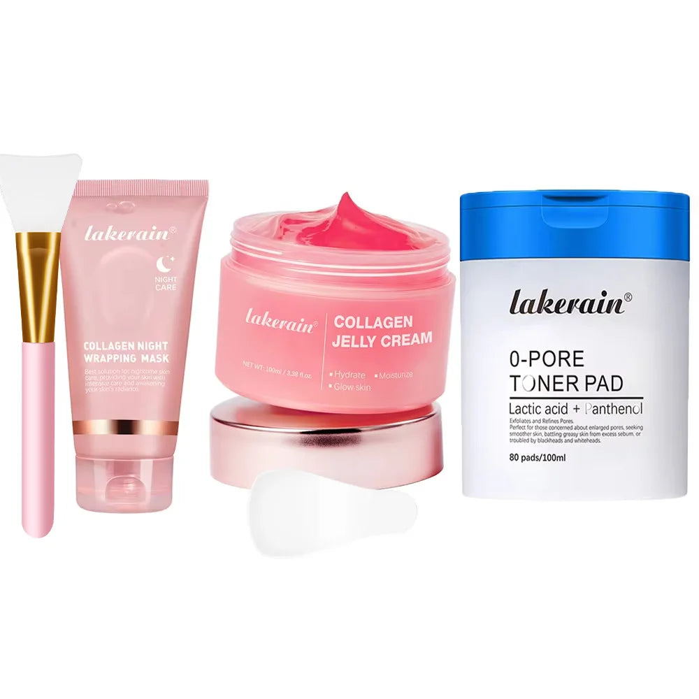 Korean Deep Collagen Mask Peel off Mask Face anti Wrinkle Lifting Skin Care Masks Bio Pack Night Wrapping Woman Overnight Skin