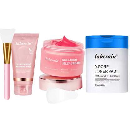 Korean Deep Collagen Mask Peel off Mask Face anti Wrinkle Lifting Skin Care Masks Bio Pack Night Wrapping Woman Overnight Skin