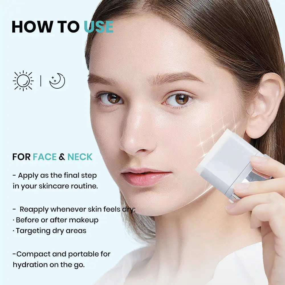 KOEC Portable PDRN Essence Stick Balm Moisturizing Glowing Firming Anti-Wrinkle Enhance Elasticity Collagen Niacinamide Glycerin
