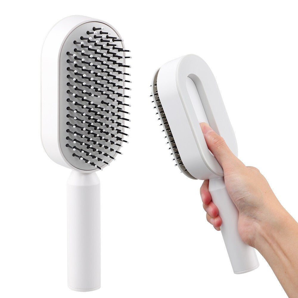 Self Cleaning Detangling Hair Brush 3D Air Cushion Scalp Massager Hair Straighte