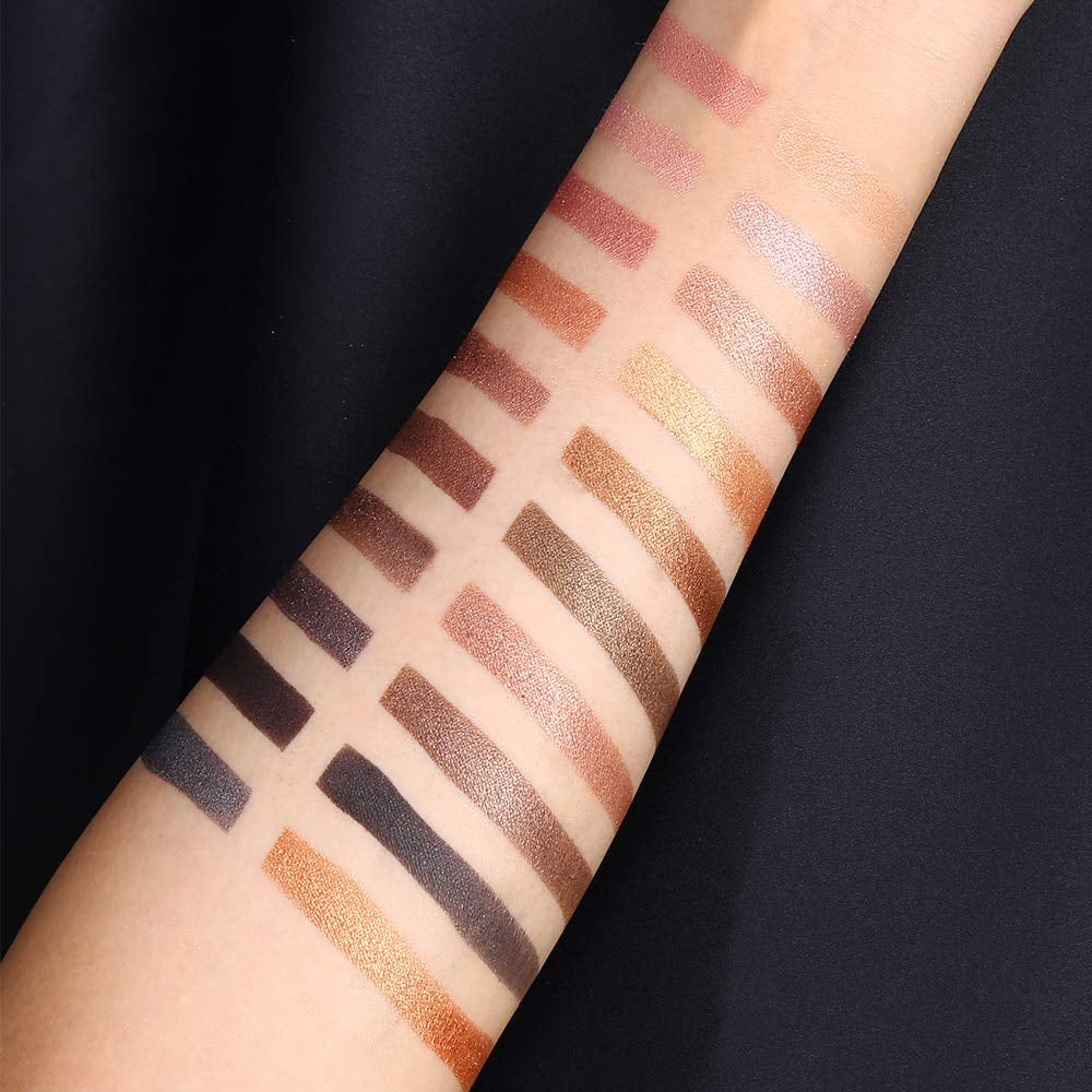 Be Hers Luxury Neutral Eyeshadow Palette (High-Pigment Shimmer, Matte, and Metallic Shades)